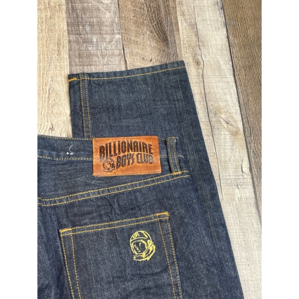 Billionaire Boys Club Men 34 x 32 Dark Wash Blue Jeans Astronaut Smart Cut Denim - Picture 2 of 11